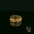 9ct Yellow Gold Fully-Woven Design Band Ring
