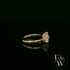 Double Moissanite & 9ct Yellow Gold Ring