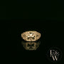 9ct Yellow Gold Three-Leaf Clover Signet Ring