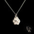 Charming Silver Paw-Print Pendant