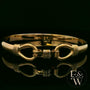 Bangle Heavy Handmade 9ct Gold 25g UK Hallmarked BL316P
