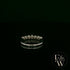 Moissanite & 9ct White Gold Half-Eternity Ring