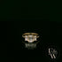 18ct Yellow Gold Three Stone Emerald-Cut Diamond Ring