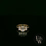 18ct Yellow Gold Three Stone Emerald-Cut Diamond Ring