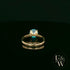 9ct Yellow Gold 2ct Blue Topaz Single Stone Ring