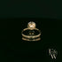 9ct Yellow Gold & White Moissanite Single Stone Ring