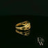 9ct Yellow Gold Half-Woven Design Band Ring