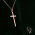 9ct Rose Gold Cross Pendant