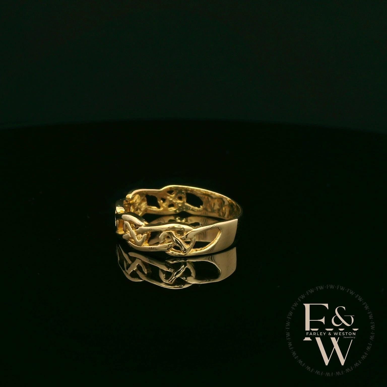 9ct Yellow Gold Celtic Ring