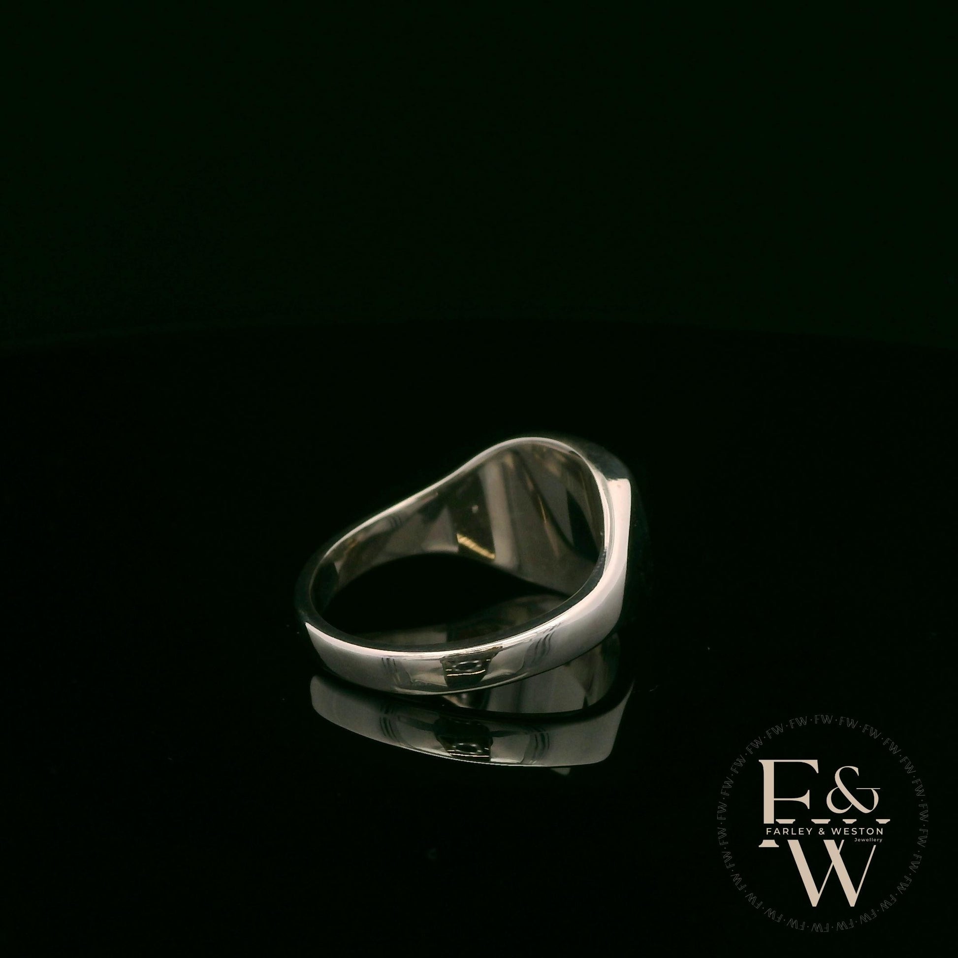 Sterling Silver Welsh Dragon Signet Ring