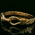 Gucci Style Twist Bangle Heavy Handmade 9ct Gold 65g UK Hallmarked