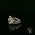 Diamond Unique 9ct White Gold Raindance Ring