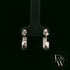 9ct White Gold & Round-Cut Diamond Earrings