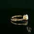 9ct Yellow Gold Cultured Opal Single Stone Ring