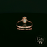 9ct Rose Gold Cultured Opal Single Stone Ring