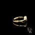 9ct Yellow Gold Amethyst Single Stone Ring