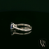 Sterling Silver Tanzanite CZ Solitaire Ring