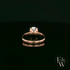 9ct Rose Gold 2ct Black CZ Single Stone Ring