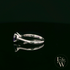 9ct White Gold 2ct Amethyst CZ Single Stone Ring
