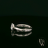 9ct White Gold Single Stone White Moissanite Ring