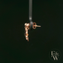 9ct Rose Gold 3 Leaf Clover Dropper Earrings