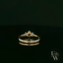 9ct White Gold Single Stone White Moissanite Ring