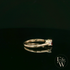 9ct White Gold Single Stone White Moissanite Ring
