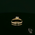 9ct Yellow Gold Black CZ Solitaire Ring
