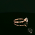 9ct Rose Gold 2ct White CZ Single Stone Ring