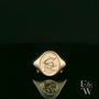 9ct Yellow Gold Retro Birmingham City Football Club Logo Signet Ring