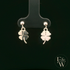 Sterling SIlver 4 Leaf Clover Dropper Earrings