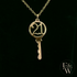 9ct Yellow Gold 21 Key to the Door Pendant