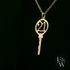 9ct Yellow Gold 21 Key to the Door Pendant