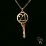 9ct Rose Gold 21 Key to the Door Pendant