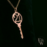 9ct Rose Gold 21 Key to the Door Pendant