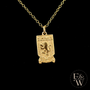 9ct Yellow Gold Small Aston Villa Emblem Pendant