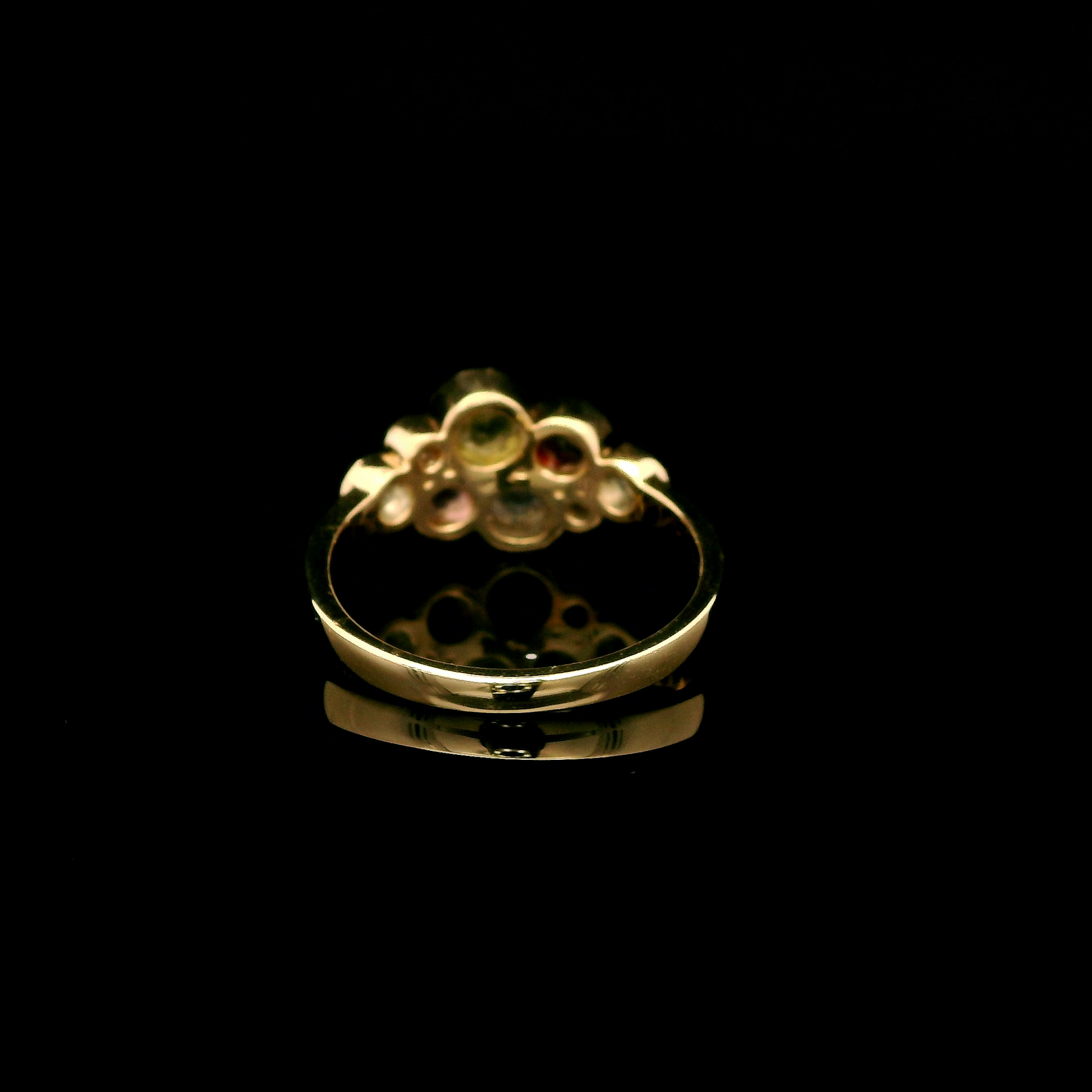 9ct Yellow Gold Bezel set Birthstone Ring