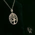 9ct White Gold Tree of Life Pendant