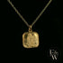 9ct Solid Yellow Gold Saint Christopher Pendant