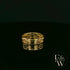 9ct Yellow Gold Geometric Cutout Band Ring