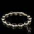 Sterling Silver Oval Garnet Bracelet