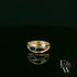 18ct White and Yellow Gold Royal Blue Pear-Cut Sapphire & Diamond Ring