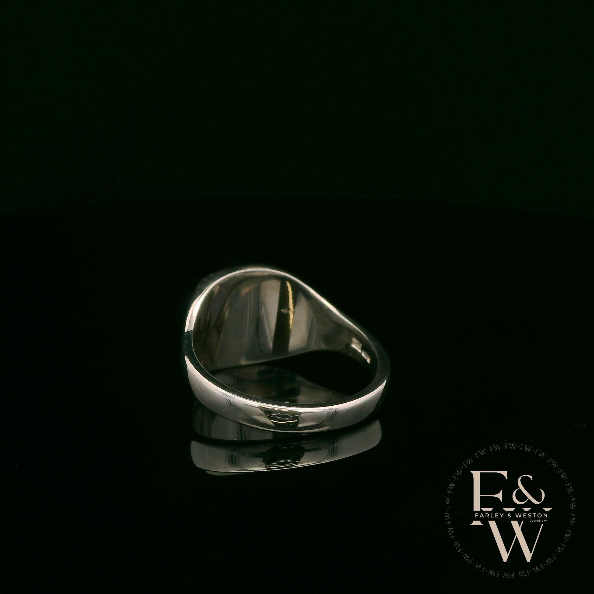 Sterling Silver Welsh Dragon Signet Ring