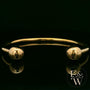 Torque Bangle Heavy Handmade 9ct Gold 28g UK Hallmarked