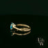 9ct Yellow Gold 2ct Blue Topaz Single Stone Ring