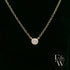 9ct Yellow Gold Single Stone Diamond Necklace