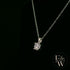 Sterling Silver 1ct Single Stone Moissanite Pendant