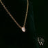 9ct Rose Gold Single Stone Lab Grown Diamond Necklace