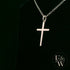 Sterling Silver Small Plain Cross Pendant