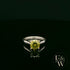 Sterling Silver Peridot CZ Single Stone Ring